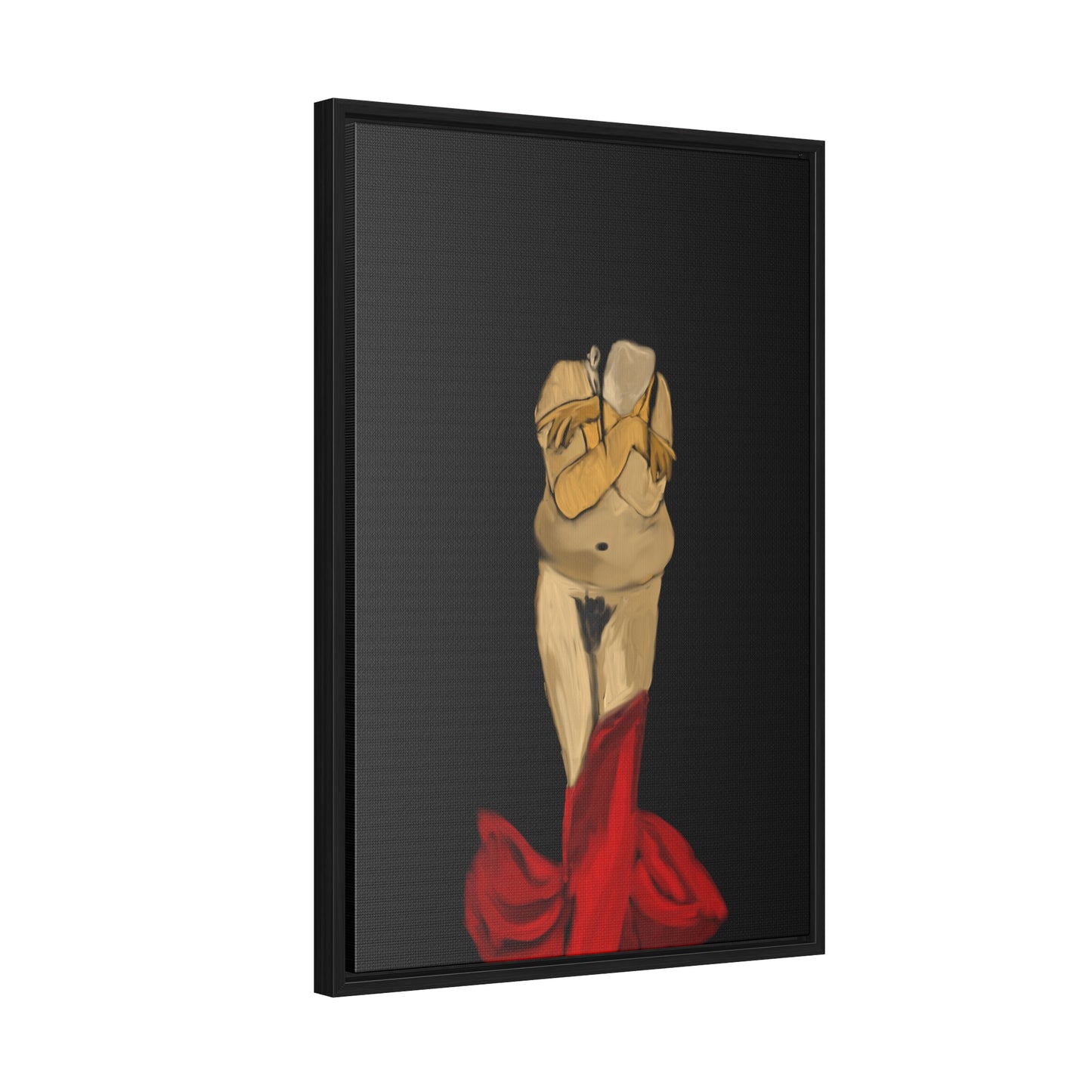 Shame, Original Eduard Pavel, Gallery Canvas Wraps, Vertical Frame