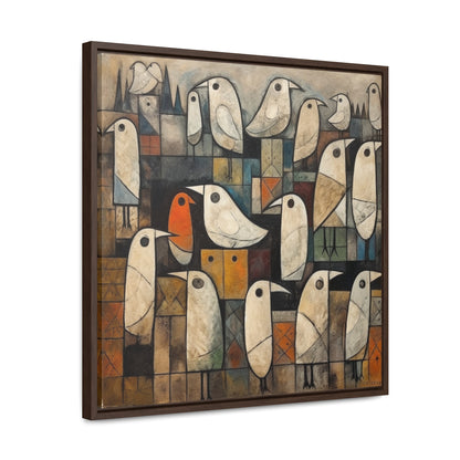 Bird 12, Gallery Canvas Wraps, Square Frame