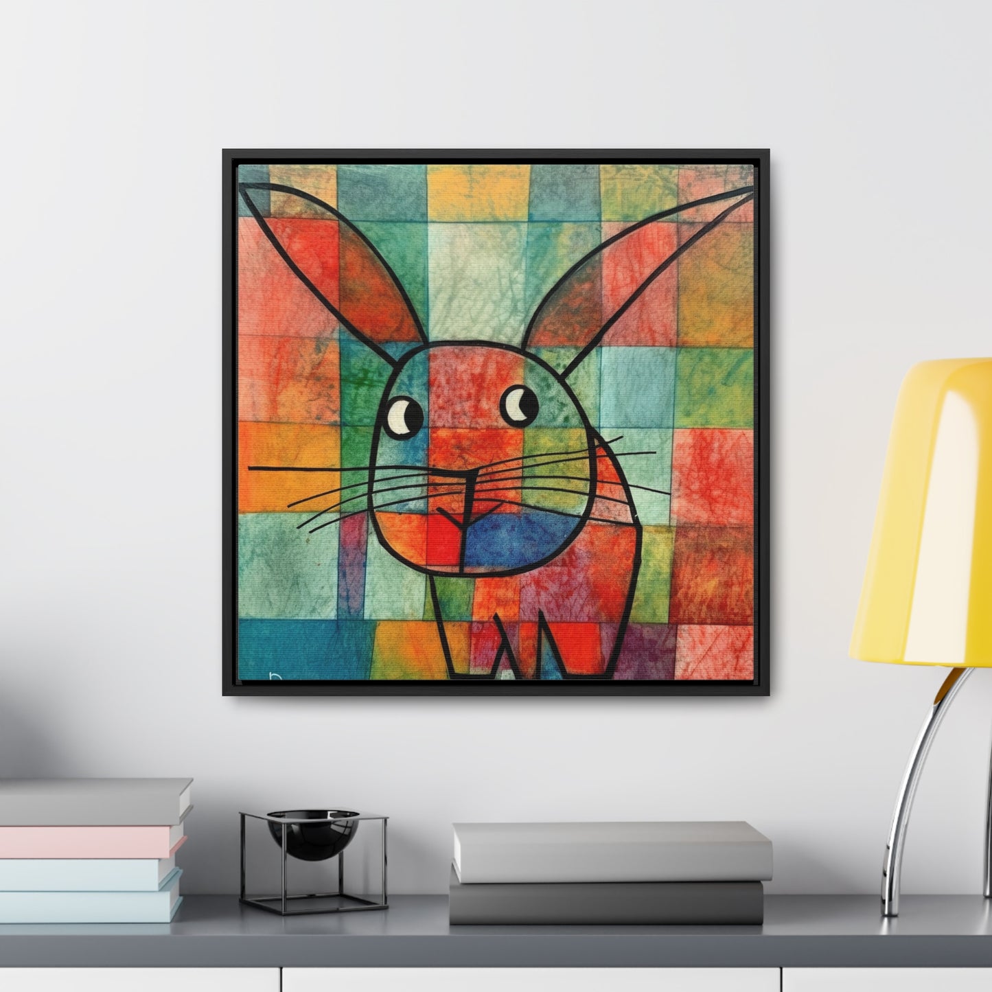 Rabbit 13, Gallery Canvas Wraps, Square Frame