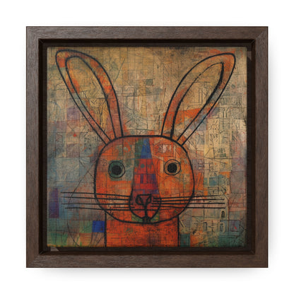 Rabbit 6, Gallery Canvas Wraps, Square Frame