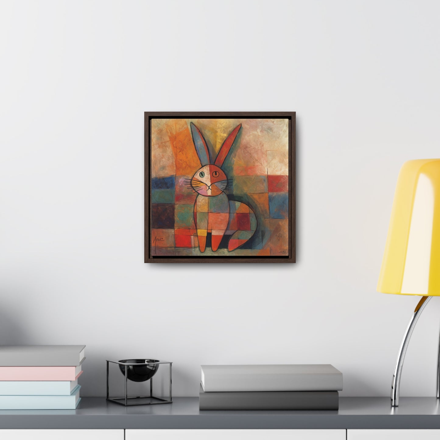 Rabbit 18, Gallery Canvas Wraps, Square Frame