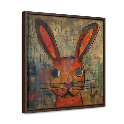 Rabbit 35, Gallery Canvas Wraps, Square Frame