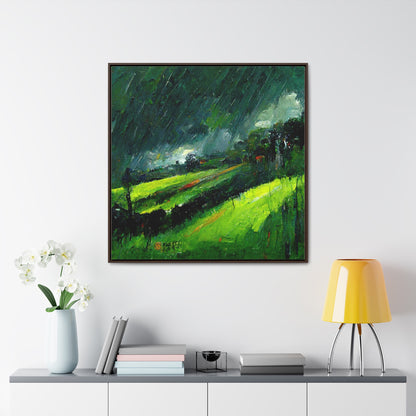 To the Rainy Land 2, Valentinii, Gallery Canvas Wraps, Square Frame