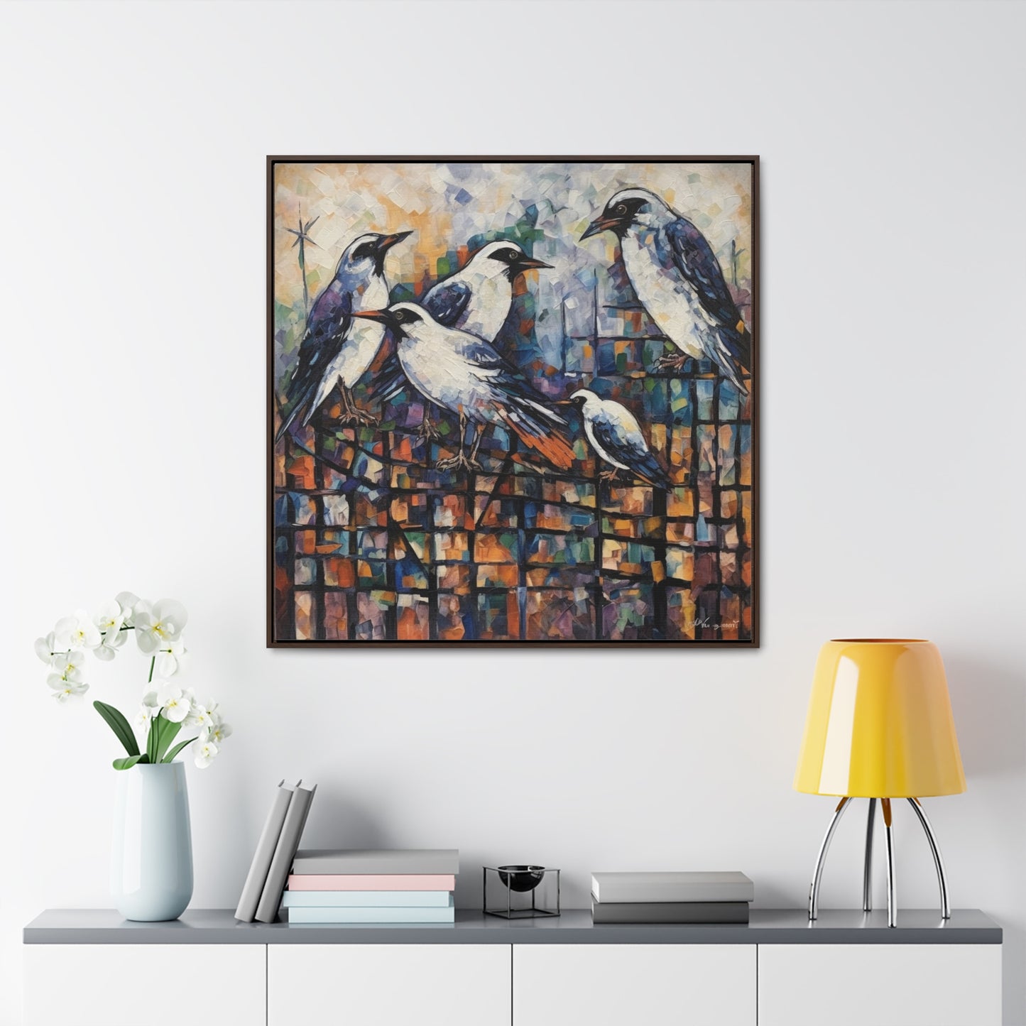 Bird 23, Gallery Canvas Wraps, Square Frame