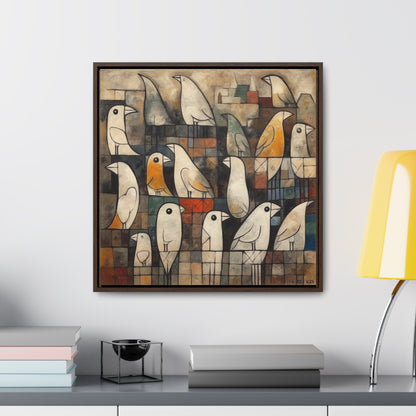 Bird 13, Gallery Canvas Wraps, Square Frame