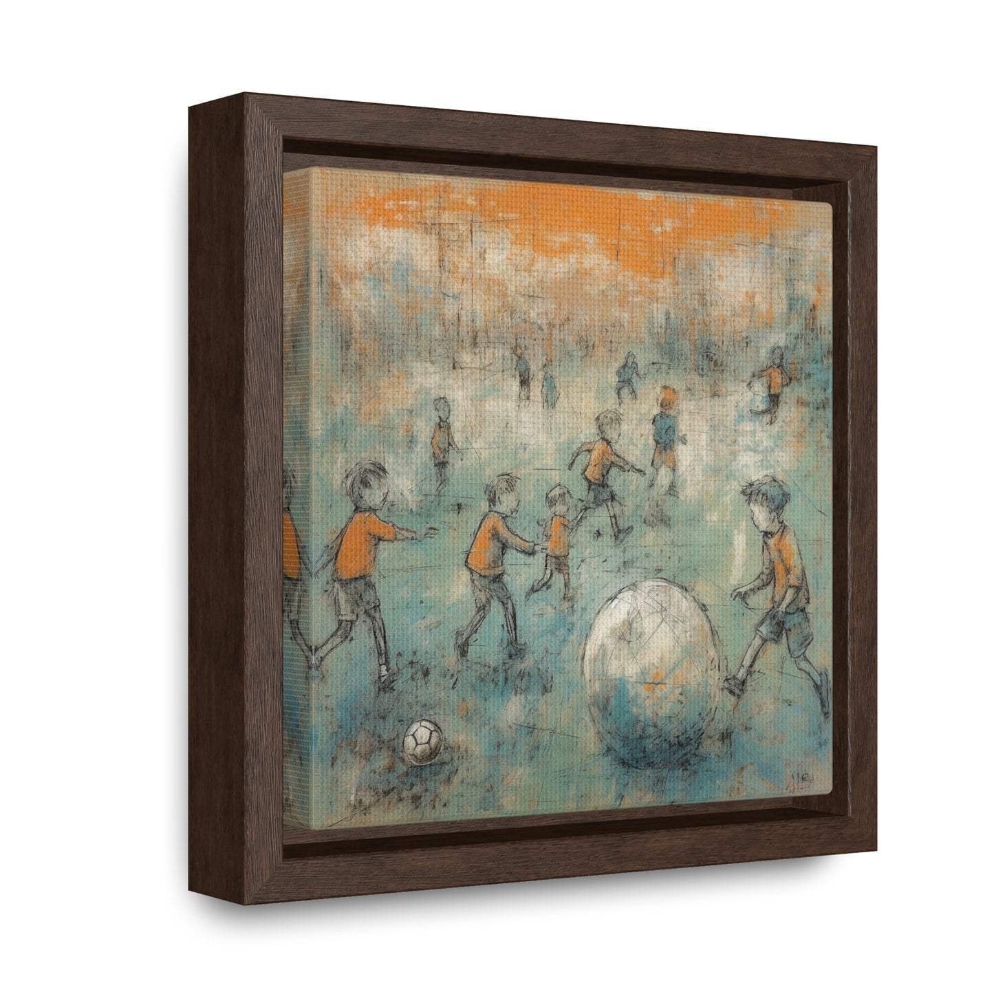 Childhood 34, Gallery Canvas Wraps, Square Frame