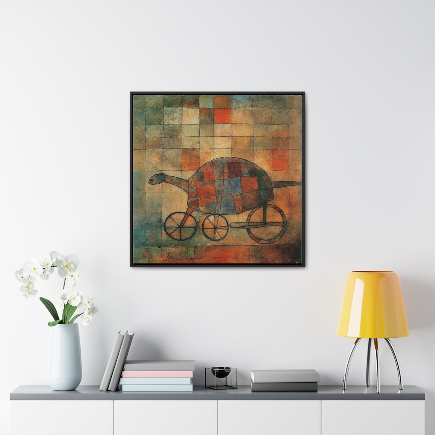 Turtle 4, Gallery Canvas Wraps, Square Frame