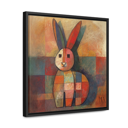 Rabbit 36, Gallery Canvas Wraps, Square Frame