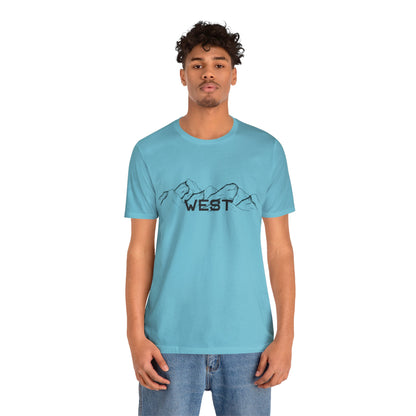 West, Unisex Jersey Short Sleeve Tee