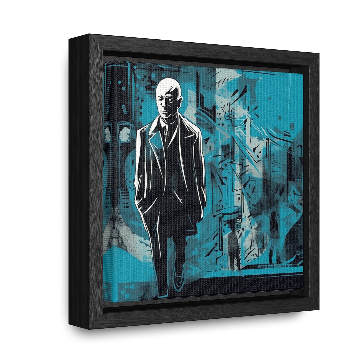 Sad Man 14, Valentinii, Gallery Canvas Wraps, Square Frame