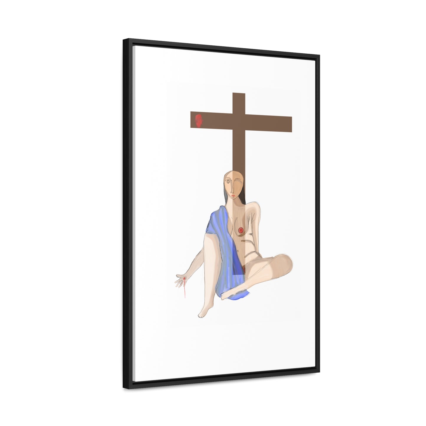 Cross, Original Eduard Pavel, Gallery Canvas Wraps, Vertical Frame