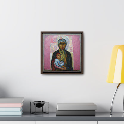 Mary and the Child 25, Valentinii, Gallery Canvas Wraps, Square Frame