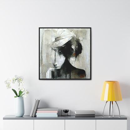 Forgotten face 2, Valentinii, Gallery Canvas Wraps, Square Frame