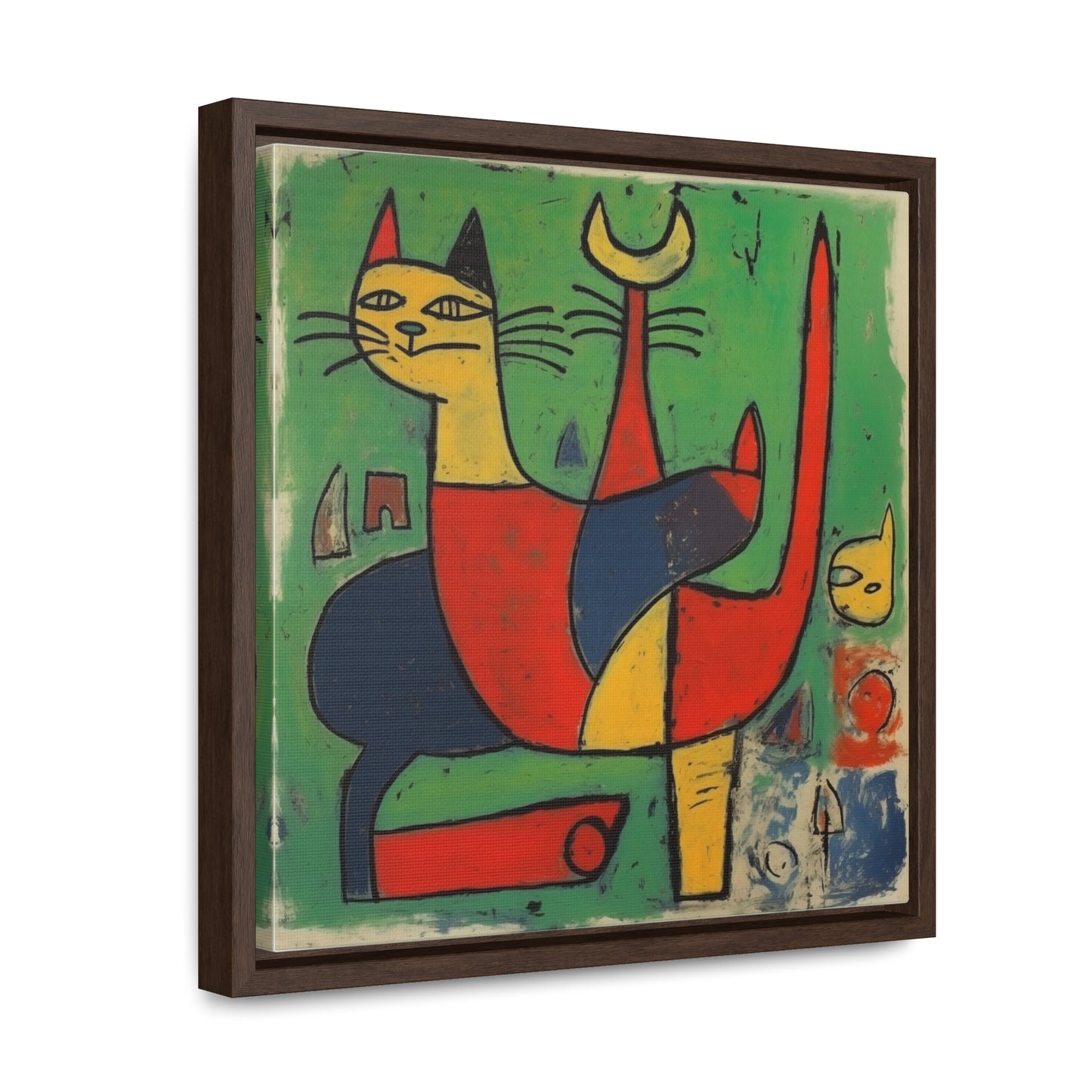 Cat 136, Gallery Canvas Wraps, Square Frame