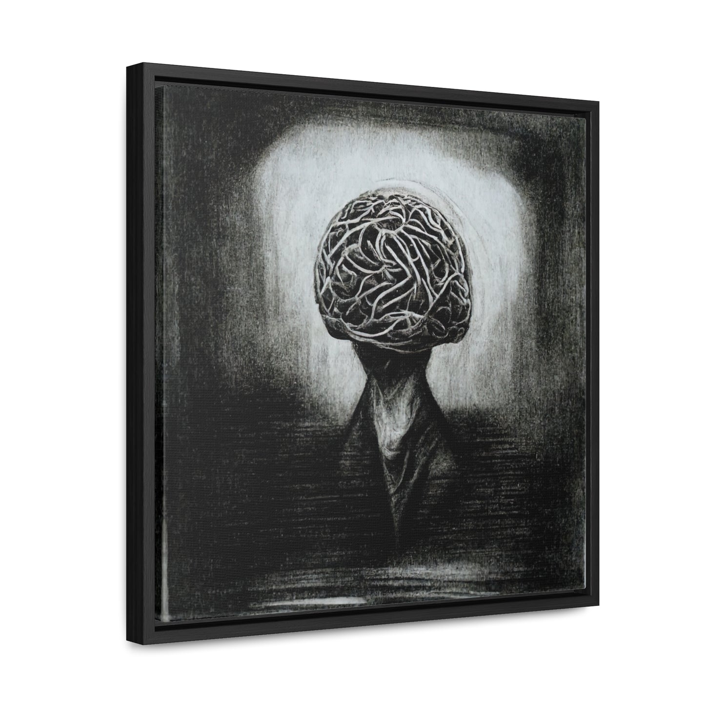 Brain 7, Valentinii, Gallery Canvas Wraps, Square Frame