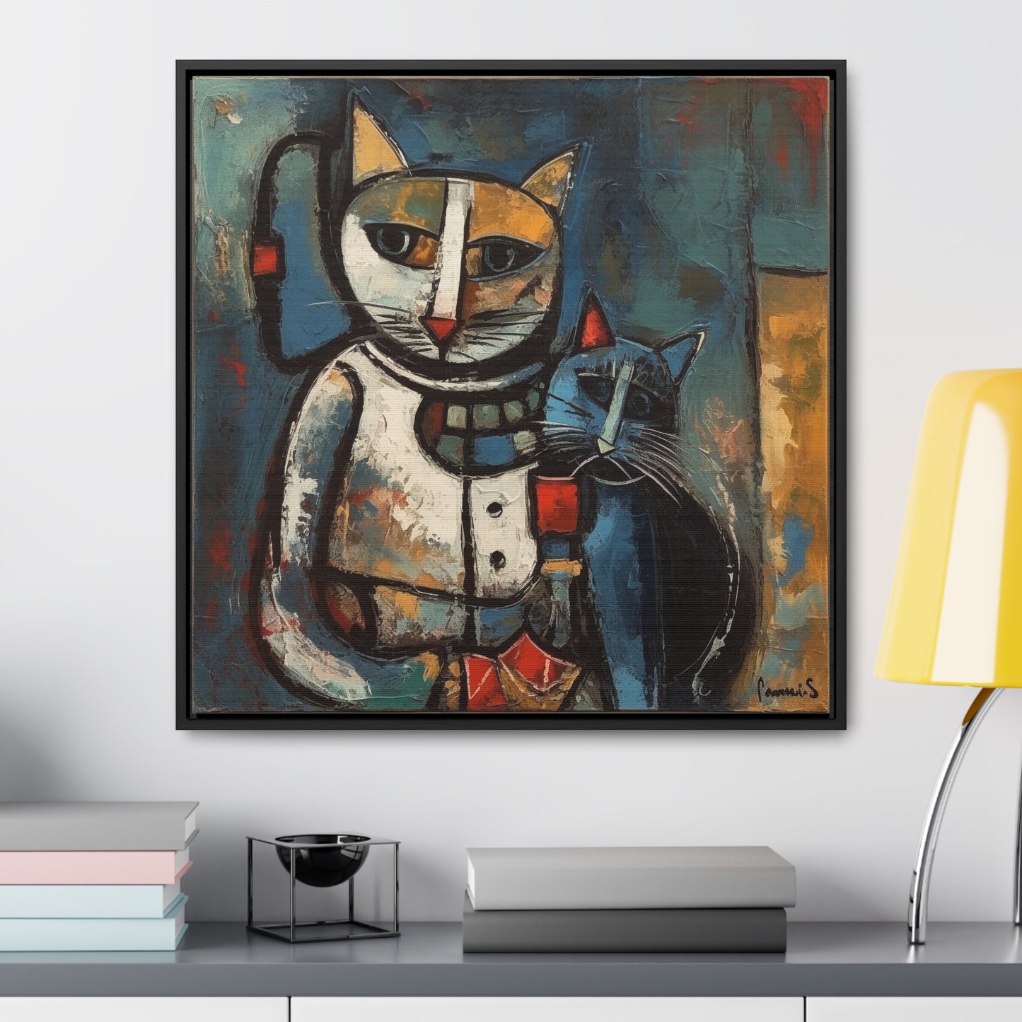 Cat 29, Gallery Canvas Wraps, Square Frame