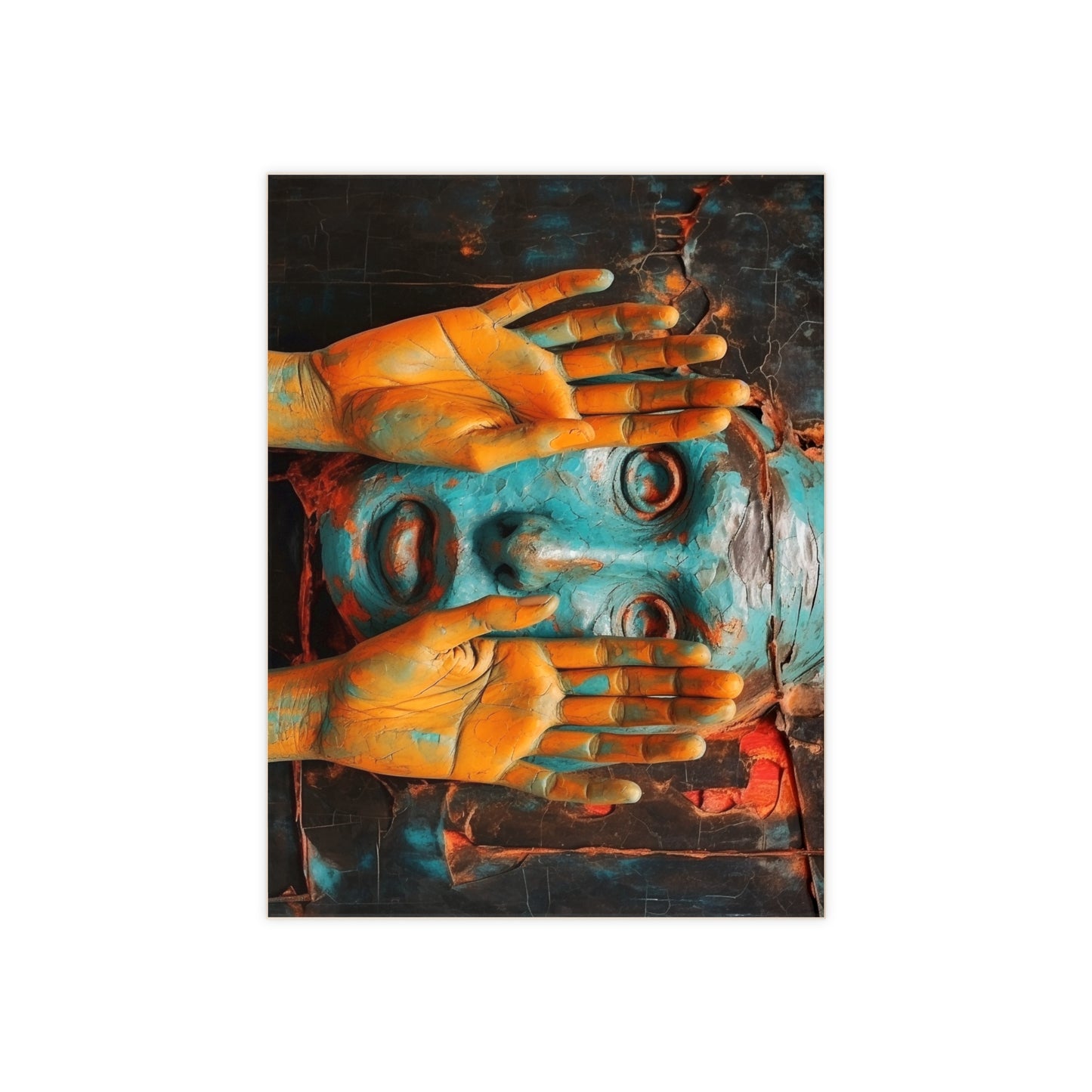 Hands 92, Ceramic Photo Tile