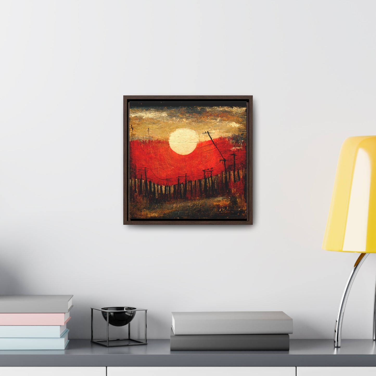 Land of the Sun 19, Valentinii, Gallery Canvas Wraps, Square Frame