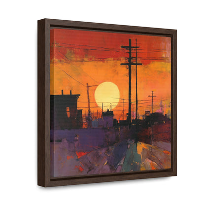 Land of the Sun 78, Valentinii, Gallery Canvas Wraps, Square Frame