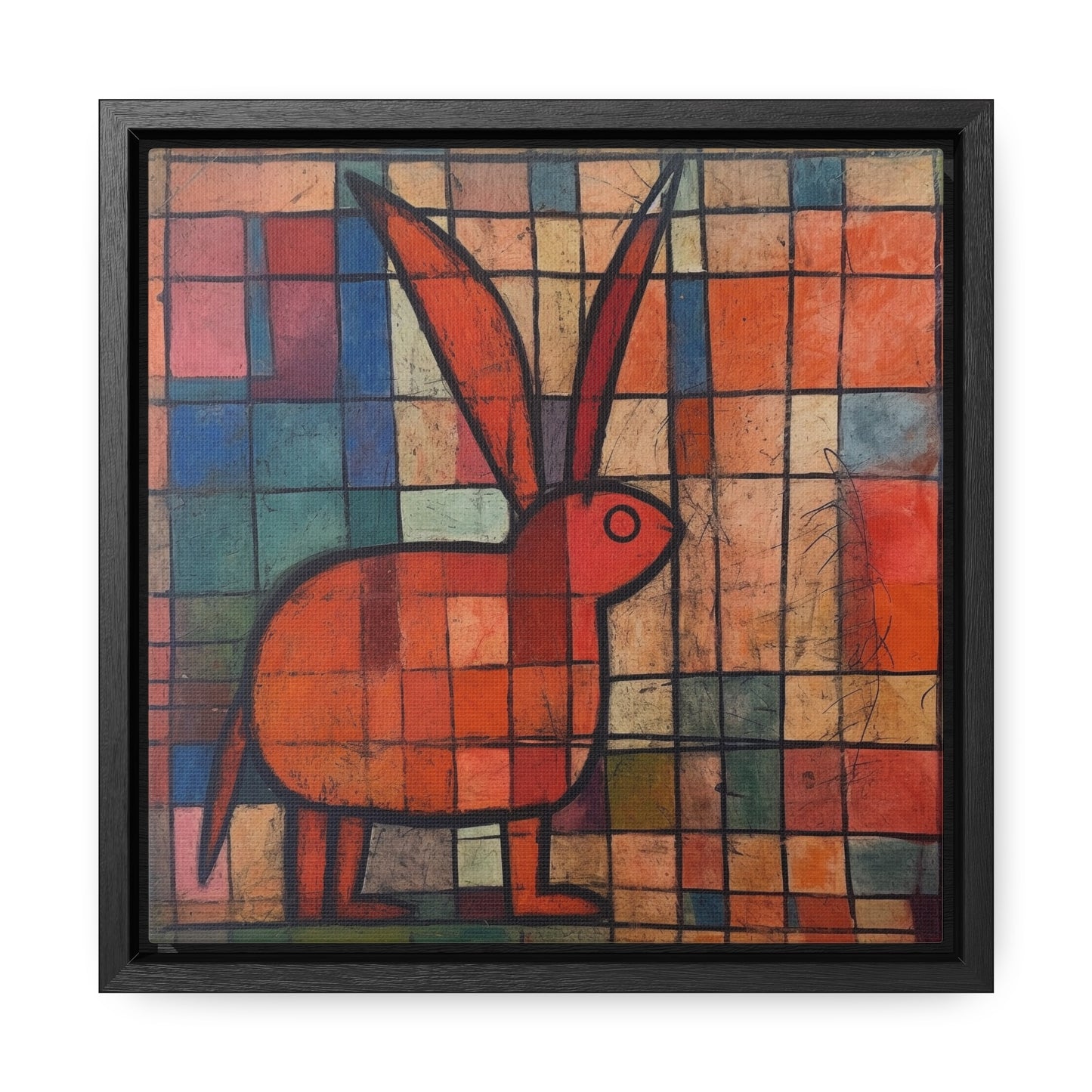 Rabbit 29, Gallery Canvas Wraps, Square Frame