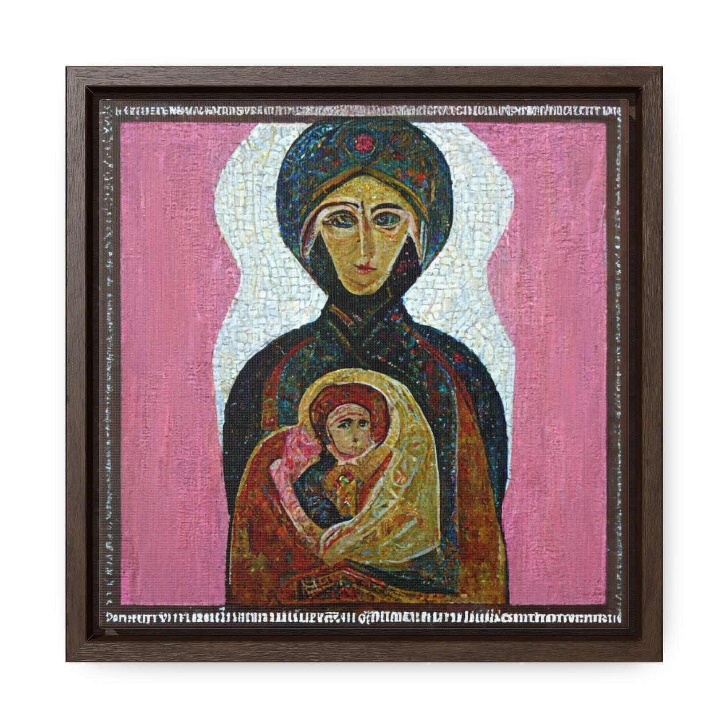 Mary and the Child 21, Valentinii, Gallery Canvas Wraps, Square Frame