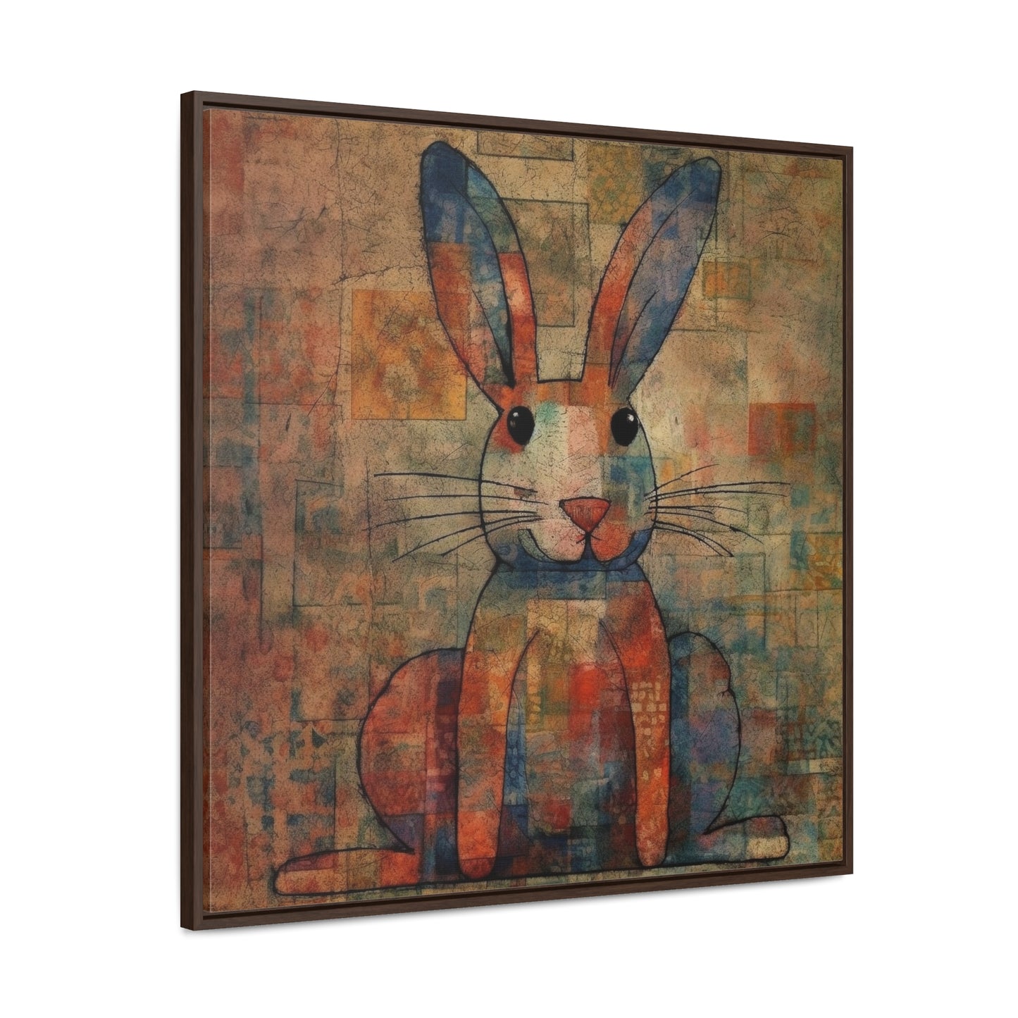 Rabbit 33, Gallery Canvas Wraps, Square Frame