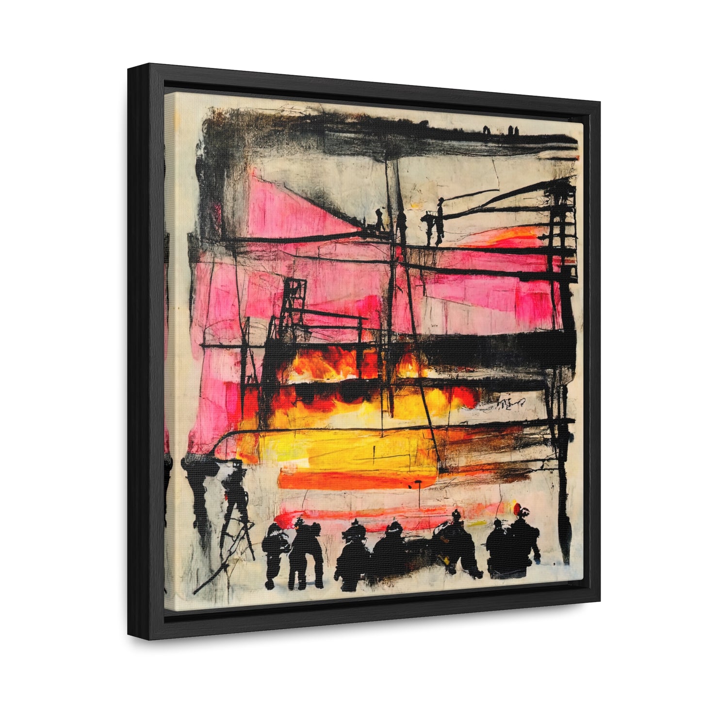 Land of the Sun 4, Valentinii, Gallery Canvas Wraps, Square Frame