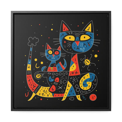 Cat 122, Gallery Canvas Wraps, Square Frame