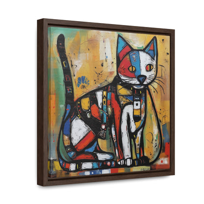 Cat 113, Gallery Canvas Wraps, Square Frame