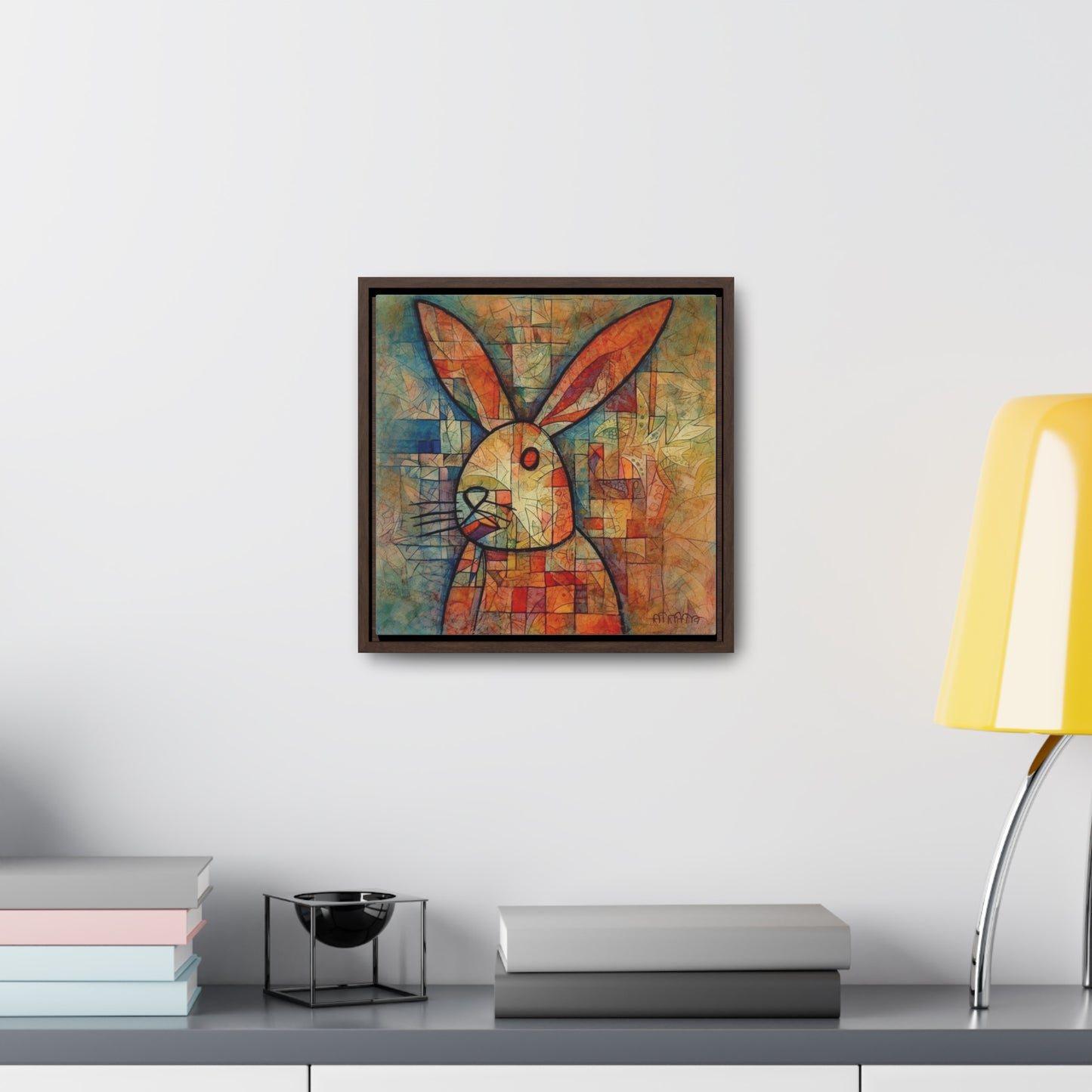 Rabbit 3, Gallery Canvas Wraps, Square Frame