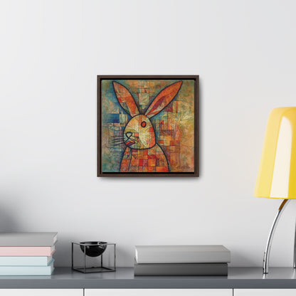 Rabbit 3, Gallery Canvas Wraps, Square Frame