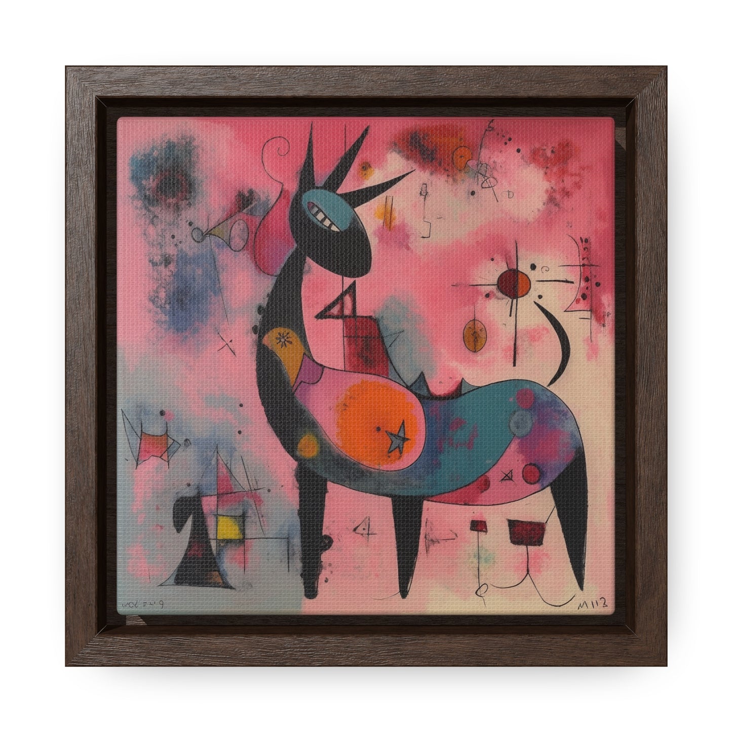 The Dreams of the Child 39, Gallery Canvas Wraps, Square Frame