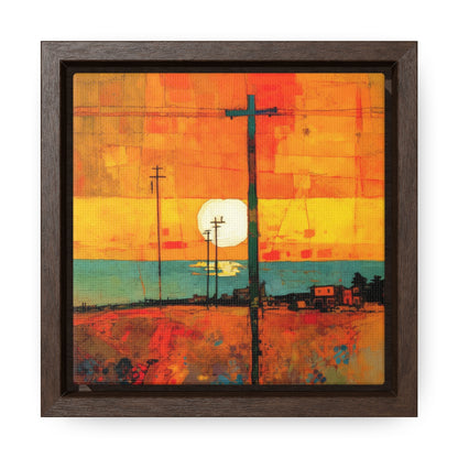 Land of the Sun 63, Valentinii, Gallery Canvas Wraps, Square Frame