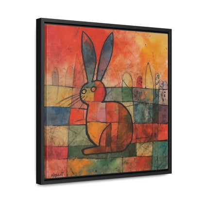 Rabbit 39, Gallery Canvas Wraps, Square Frame