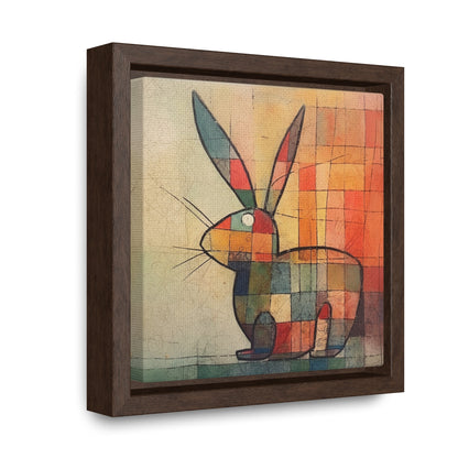 Rabbit 28, Gallery Canvas Wraps, Square Frame