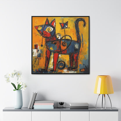 Cat 97, Gallery Canvas Wraps, Square Frame