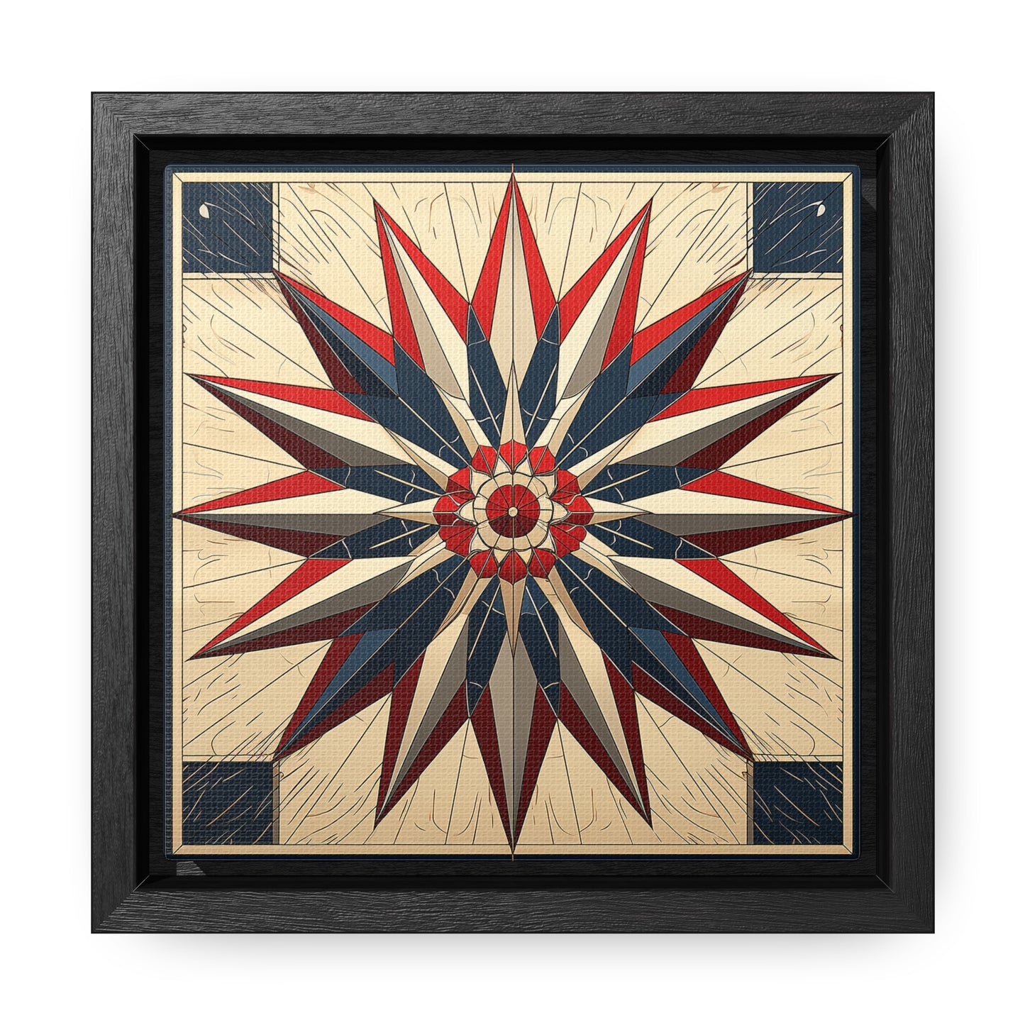 Flag 14, Gallery Canvas Wraps, Square Frame