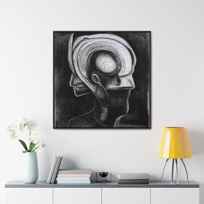 Brain 41, Valentinii, Gallery Canvas Wraps, Square Frame