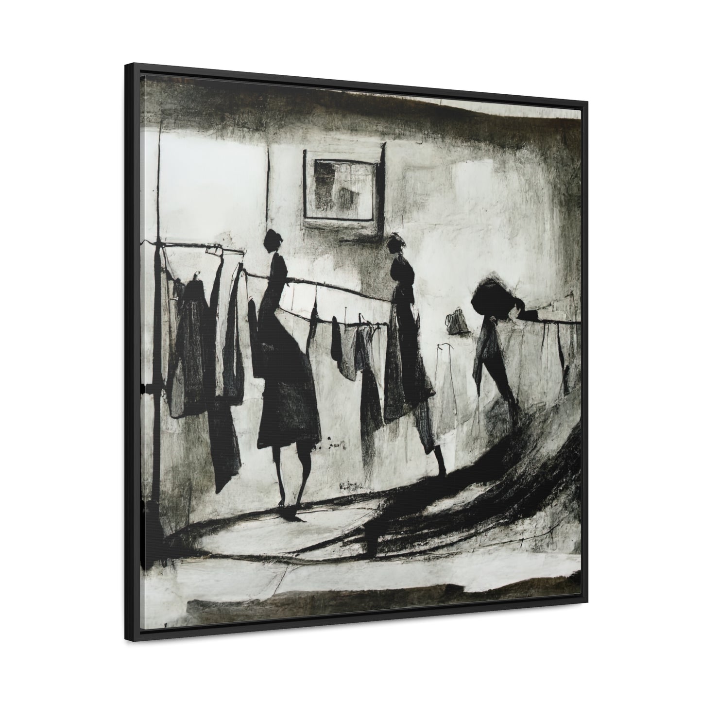 Domestic Memories 9, Valentinii, Gallery Canvas Wraps, Square Frame