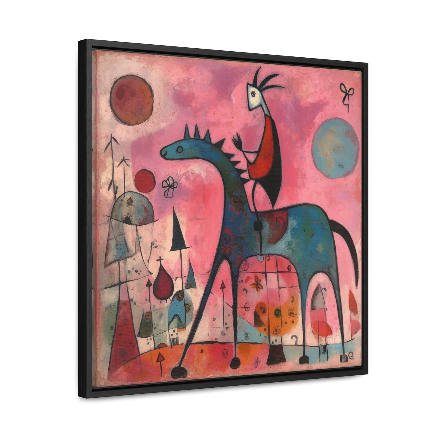 The Dreams of the Child 38, Gallery Canvas Wraps, Square Frame