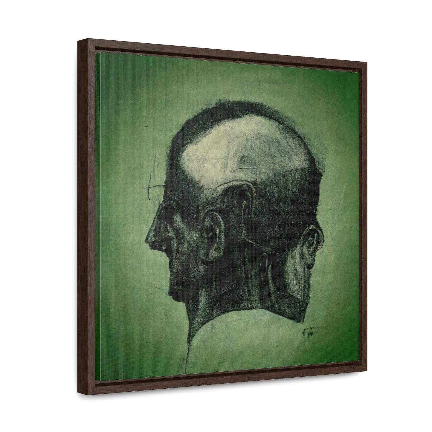 Heads 16, Valentinii, Gallery Canvas Wraps, Square Frame