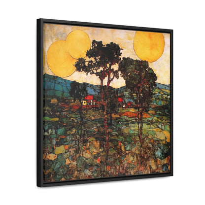 Land of the Sun 42, Valentinii, Gallery Canvas Wraps, Square Frame