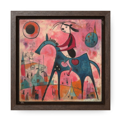 The Dreams of the Child 50, Gallery Canvas Wraps, Square Frame