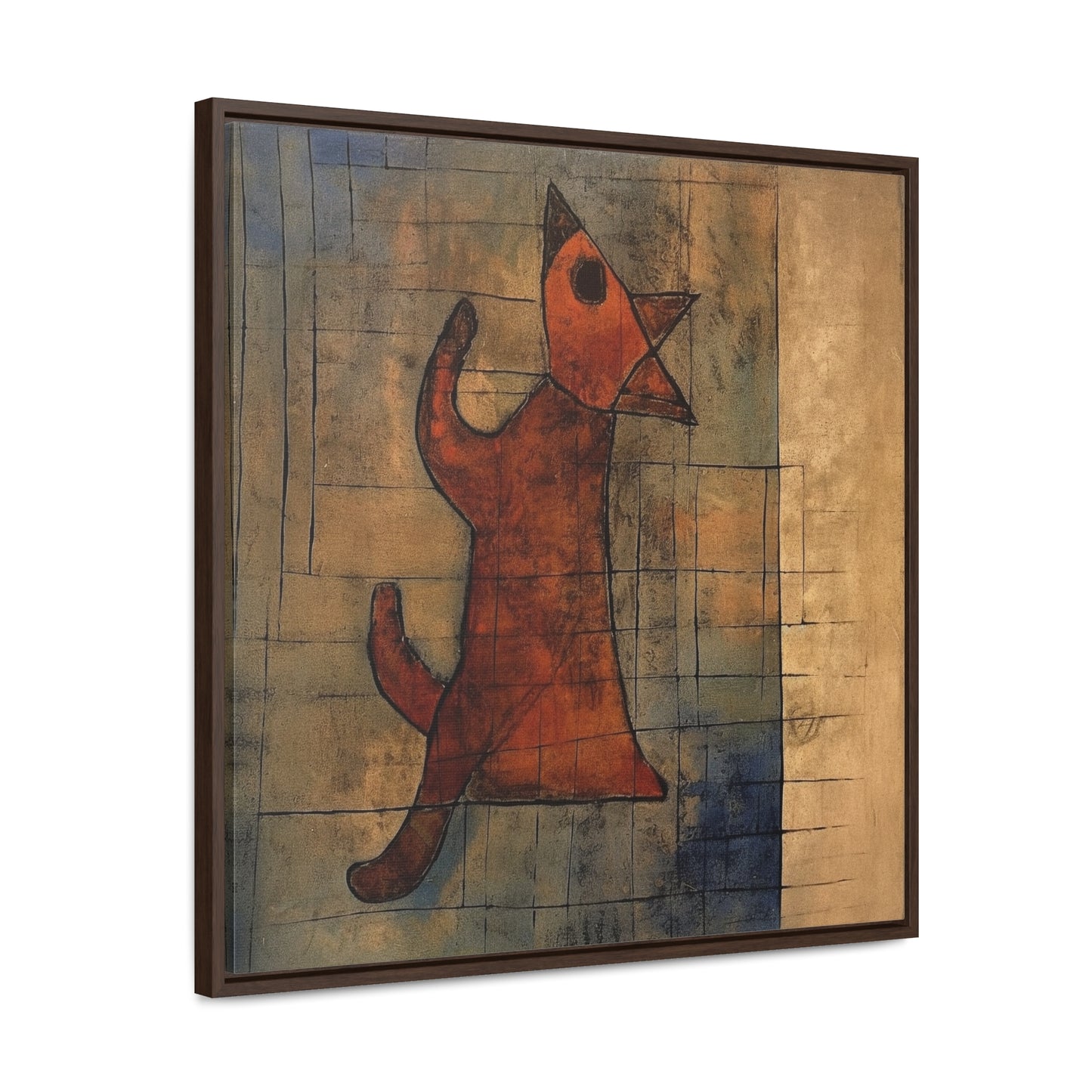 V Dog 3, Gallery Canvas Wraps, Square Frame