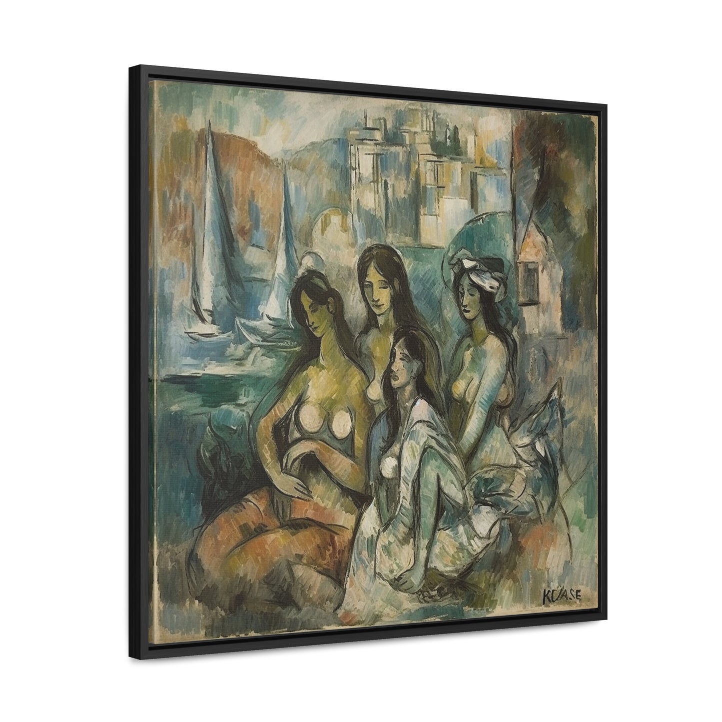 Women 15, Valentinii, Gallery Canvas Wraps, Square Frame