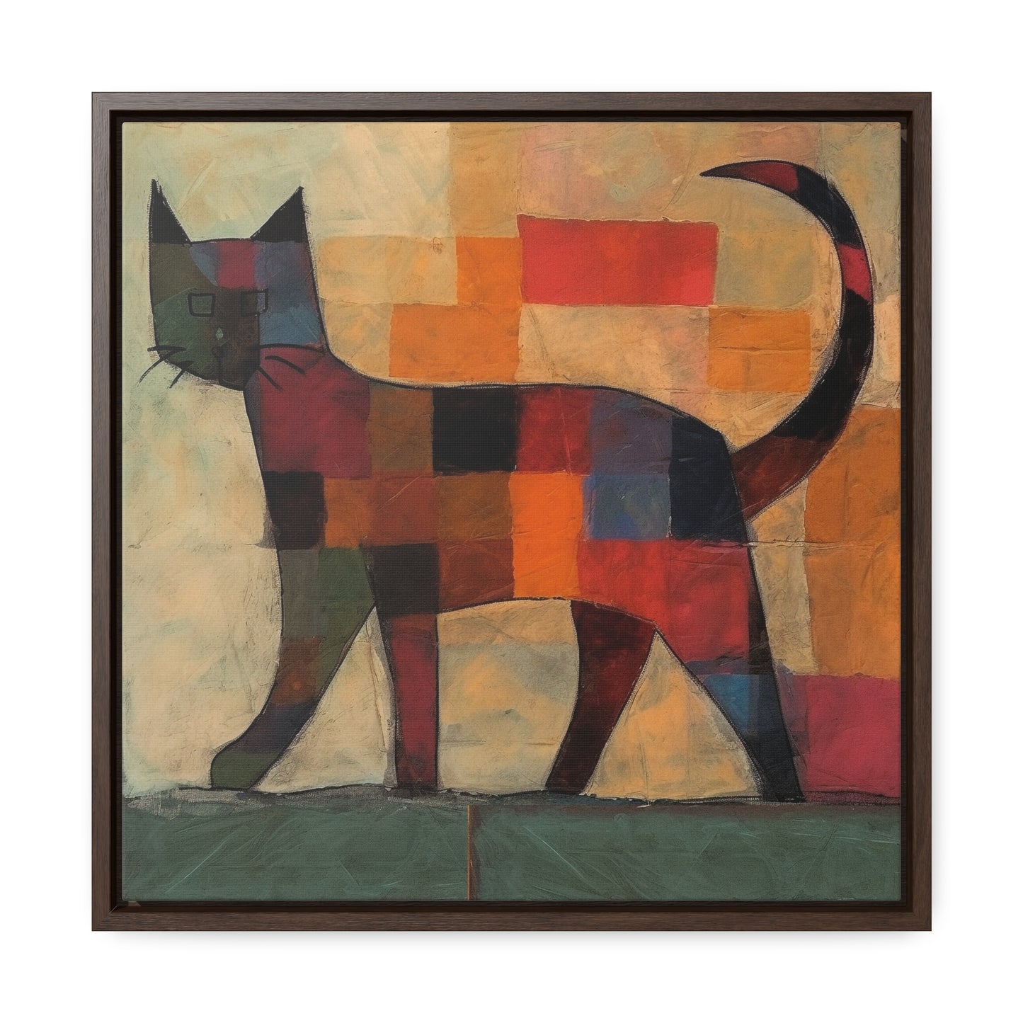 Cat 26, Gallery Canvas Wraps, Square Frame