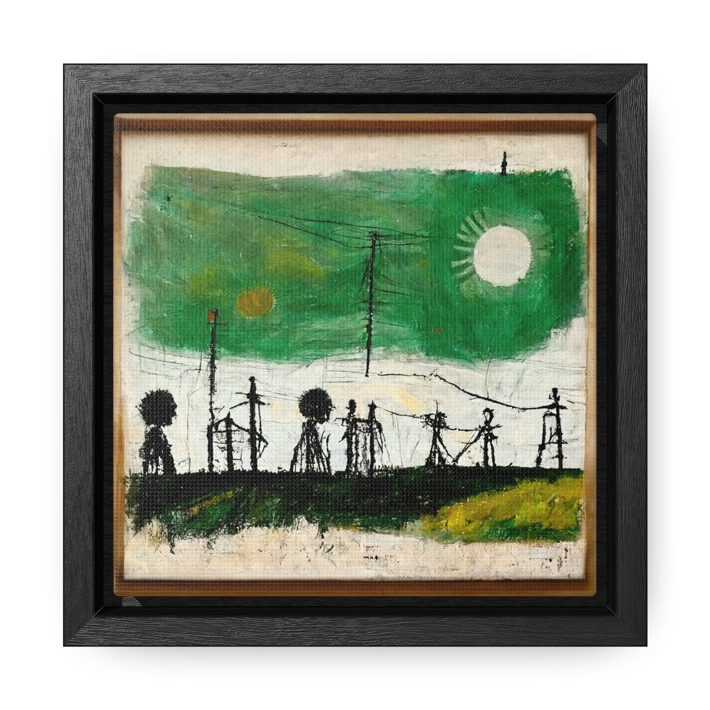 Land of the Sun 34, Valentinii, Gallery Canvas Wraps, Square Frame