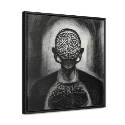 Brain 2, Valentinii, Gallery Canvas Wraps, Square Frame