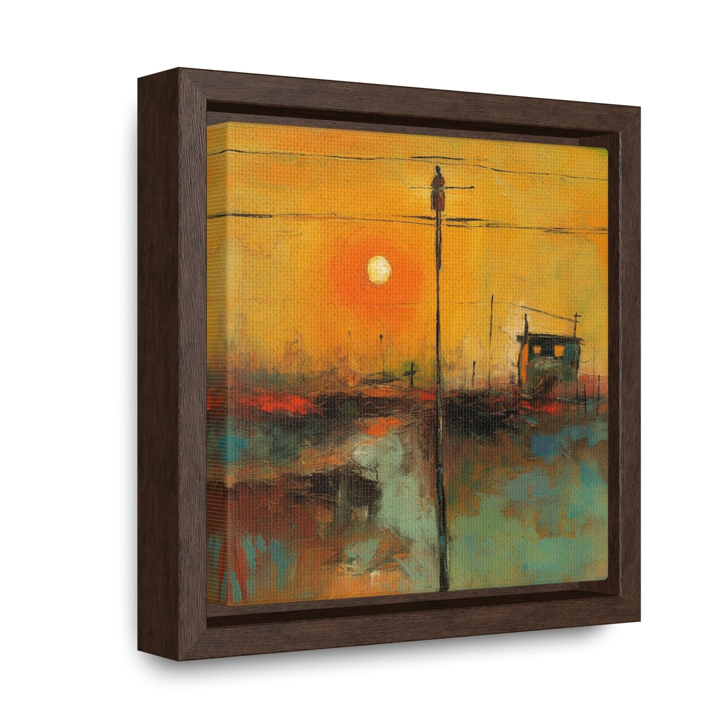 Land of the Sun 62, Valentinii, Gallery Canvas Wraps, Square Frame