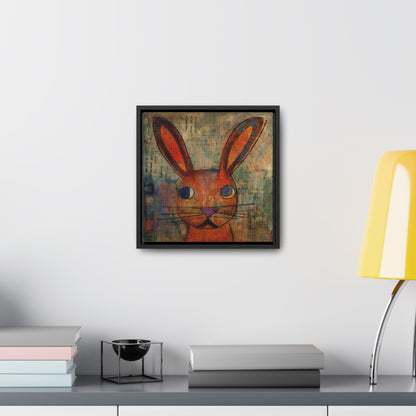 Rabbit 35, Gallery Canvas Wraps, Square Frame